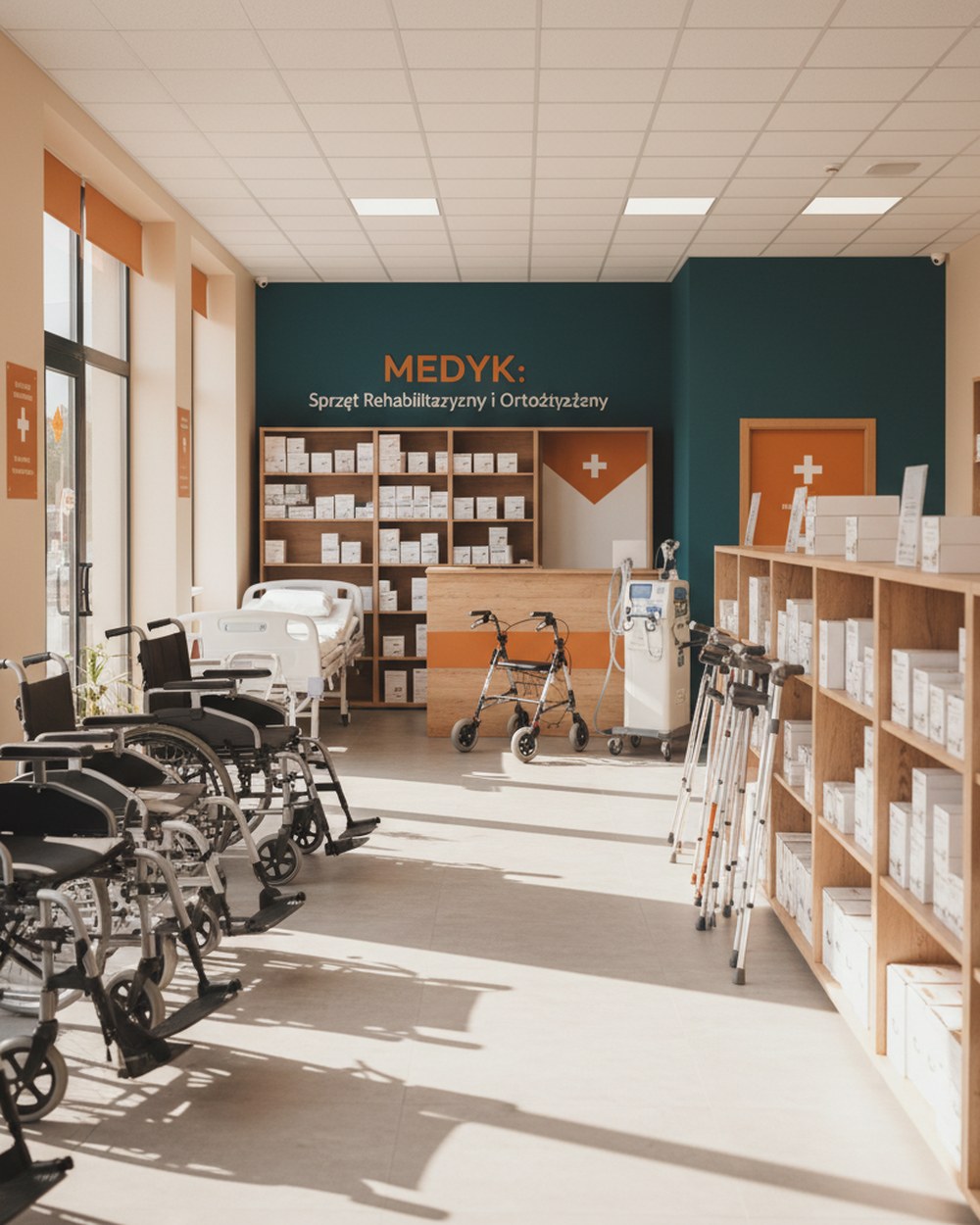 Sklep Medyczny Mrągowo - BOWART wnętrze